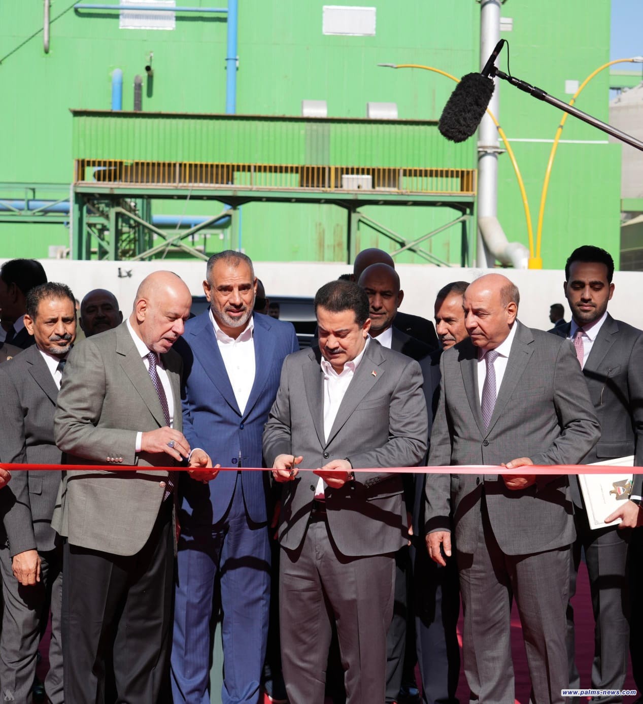 السوداني يفتتح مطاحن شركة الاتحاد لإنتاج الطحين الصفر في محافظة بابل